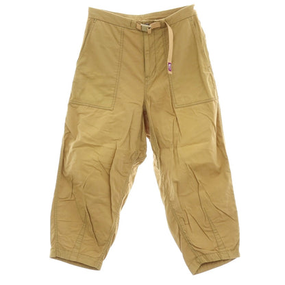 【中古】ザノースフェイスパープルレーベル THE NORTH FACE PURPLE LABEL リップストップ コットンナイロン ワイドクロップドパンツ ベージュ【 30 】【 状態ランクB 】【 メンズ 】 []
