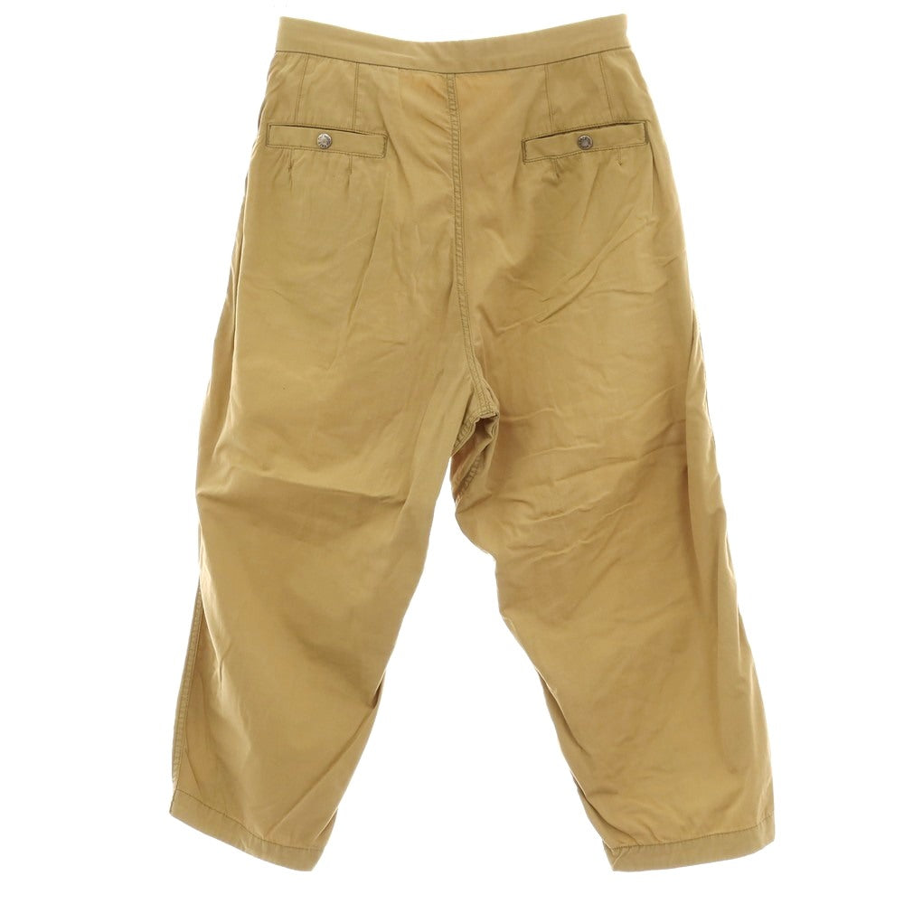 【中古】ザノースフェイスパープルレーベル THE NORTH FACE PURPLE LABEL リップストップ コットンナイロン ワイドクロップドパンツ ベージュ【 30 】【 状態ランクB 】【 メンズ 】 []