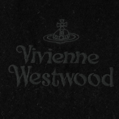 【中古】ヴィヴィアンウエストウッド Vivienne Westwood ウール マフラー ブラック【 状態ランクB 】【 ユニセックス 】