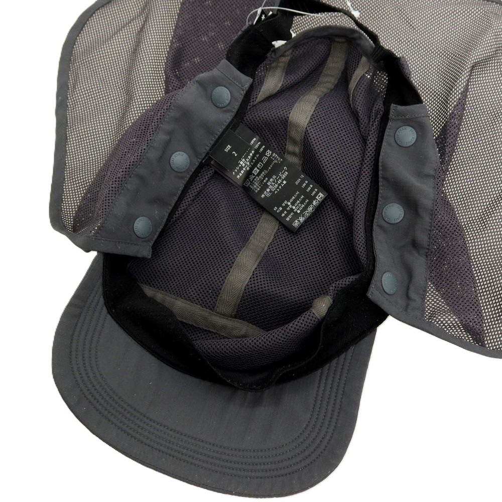 【中古】スノーピーク snowpeak ポリエステル 虫除けメッシュキャップ 帽子 ダークグレー【サイズ2】【 状態ランクB 】【 メンズ 】