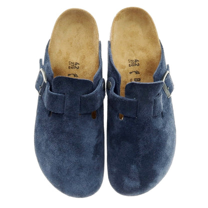 【中古】【未使用】ビルケンシュトック BIRKENSTOCK URBAN RESEARCH別注 BOSTON スエード サンダル ネイビー【 42 】【 状態ランクS 】【 メンズ 】