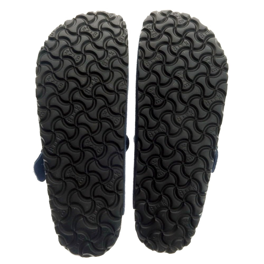 【中古】【未使用】ビルケンシュトック BIRKENSTOCK URBAN RESEARCH別注 BOSTON スエード サンダル ネイビー【 42 】【 状態ランクS 】【 メンズ 】