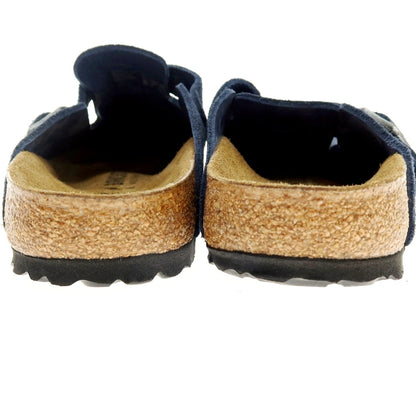 【中古】【未使用】ビルケンシュトック BIRKENSTOCK URBAN RESEARCH別注 BOSTON スエード サンダル ネイビー【 42 】【 状態ランクS 】【 メンズ 】