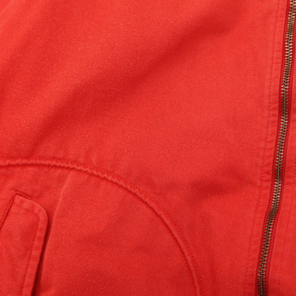 【中古】パパス PAPAS コットン ジップアップ スイングトップ レッド【サイズM】【 状態ランクC 】【 メンズ 】