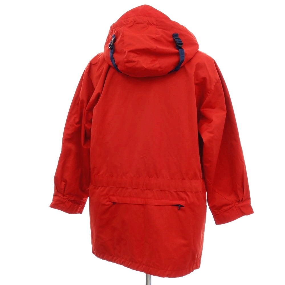 【中古】エーグル AIGLE ポリエステル フーデッドコート レッド【サイズS】【 状態ランクC 】【 メンズ 】[CPD]