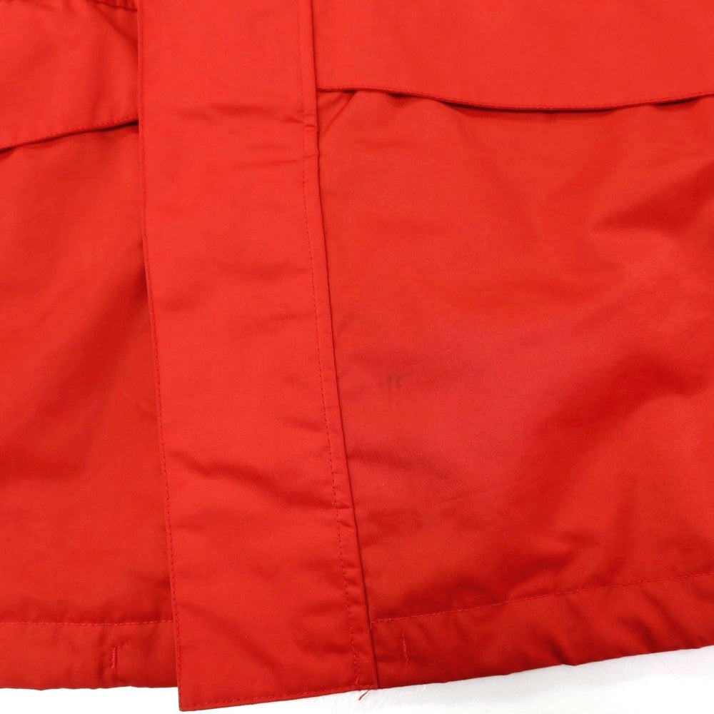 【中古】エーグル AIGLE ポリエステル フーデッドコート レッド【サイズS】【 状態ランクC 】【 メンズ 】