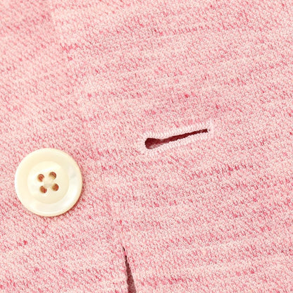 【中古】【未使用】ダックス DAKS リネンポリエステルコットン ジャージー 2B テーラードジャケット ピンク【サイズL】【 状態ランクS 】【 メンズ 】