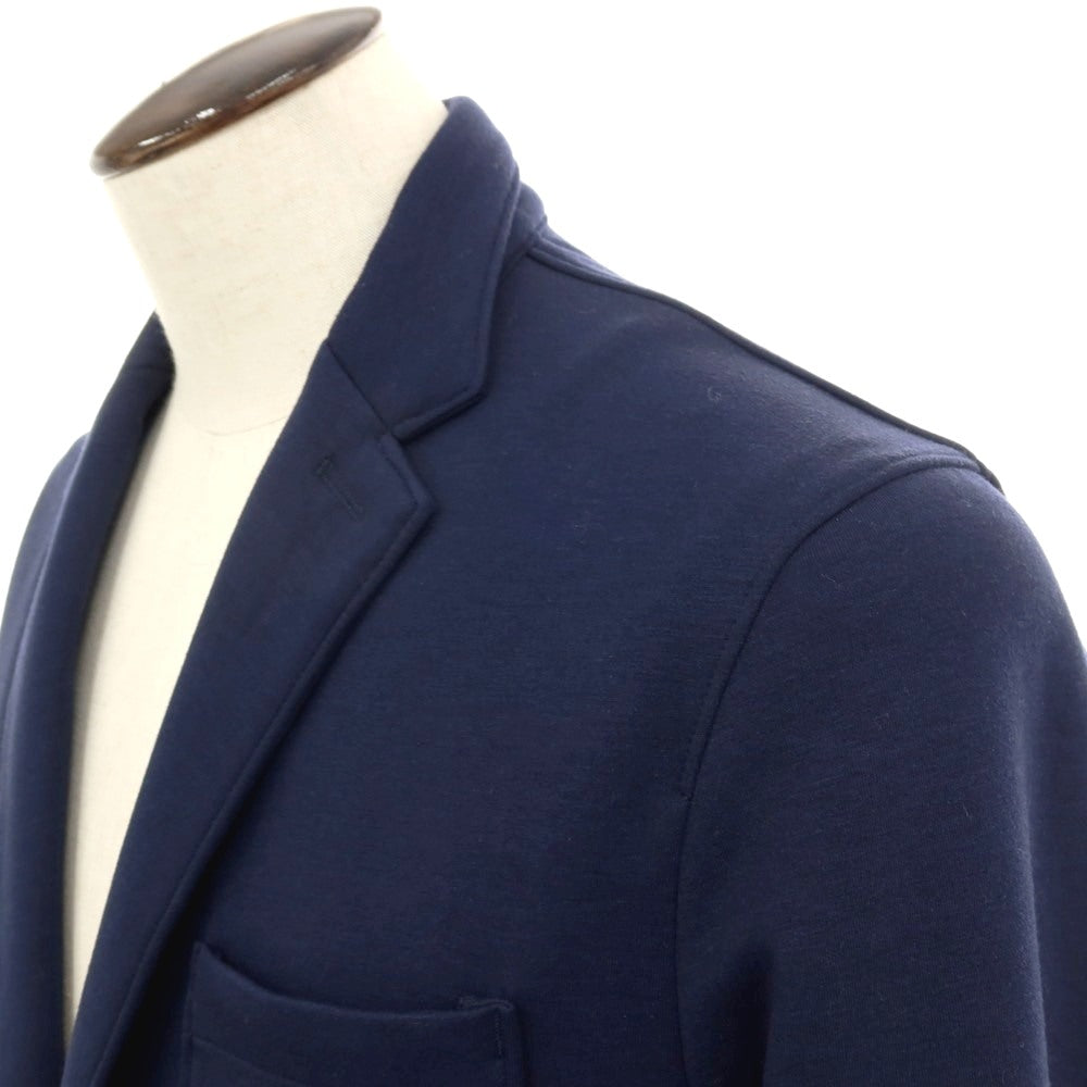 【中古】ビームスハート BEAMS HEART ストレッチ ポリエステルレーヨン ダンボールニット 2B カジュアルジャケット ネイビー【サイズXL】【 状態ランクB 】【 メンズ 】