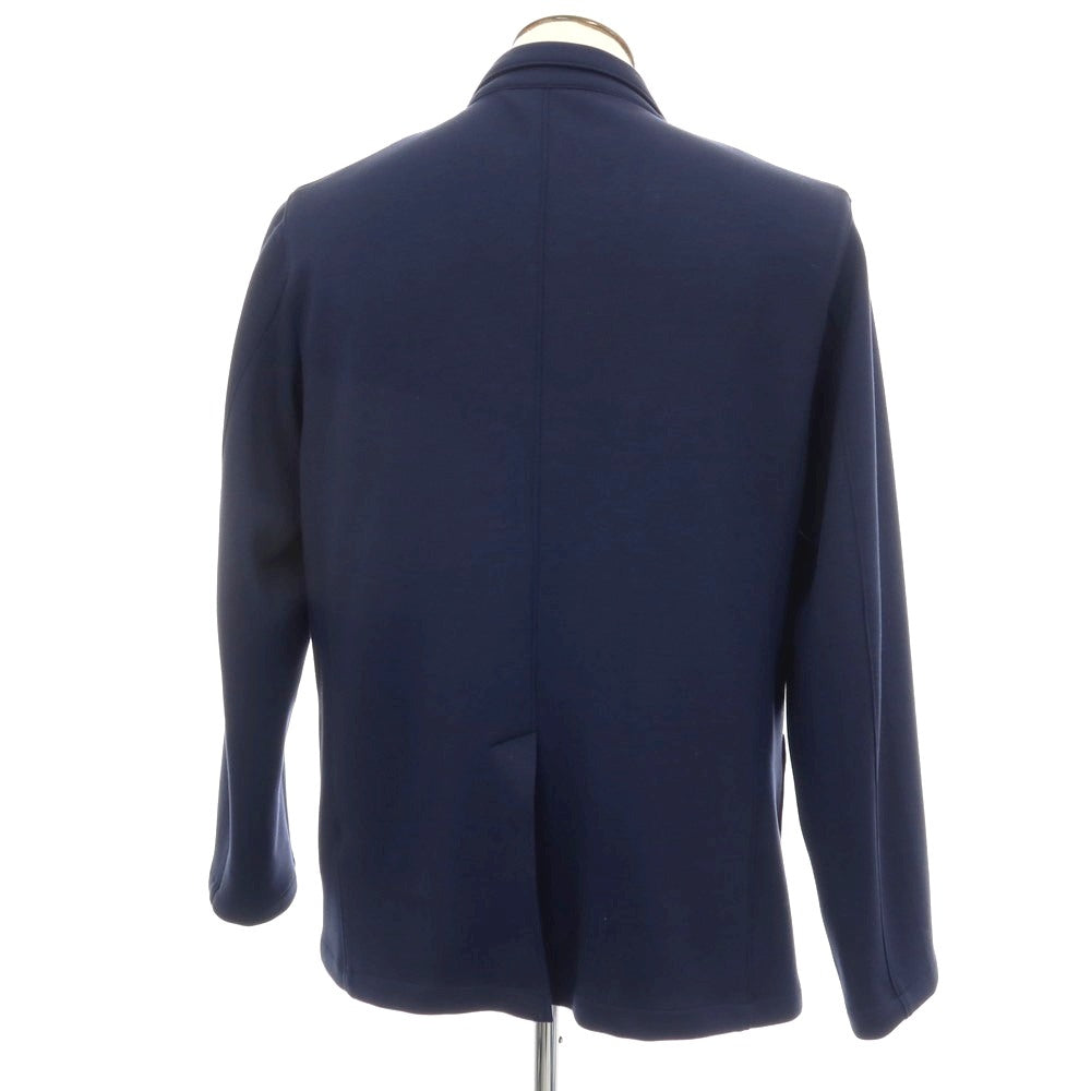 【中古】ビームスハート BEAMS HEART ストレッチ ポリエステルレーヨン ダンボールニット 2B カジュアルジャケット ネイビー【サイズXL】【 状態ランクB 】【 メンズ 】