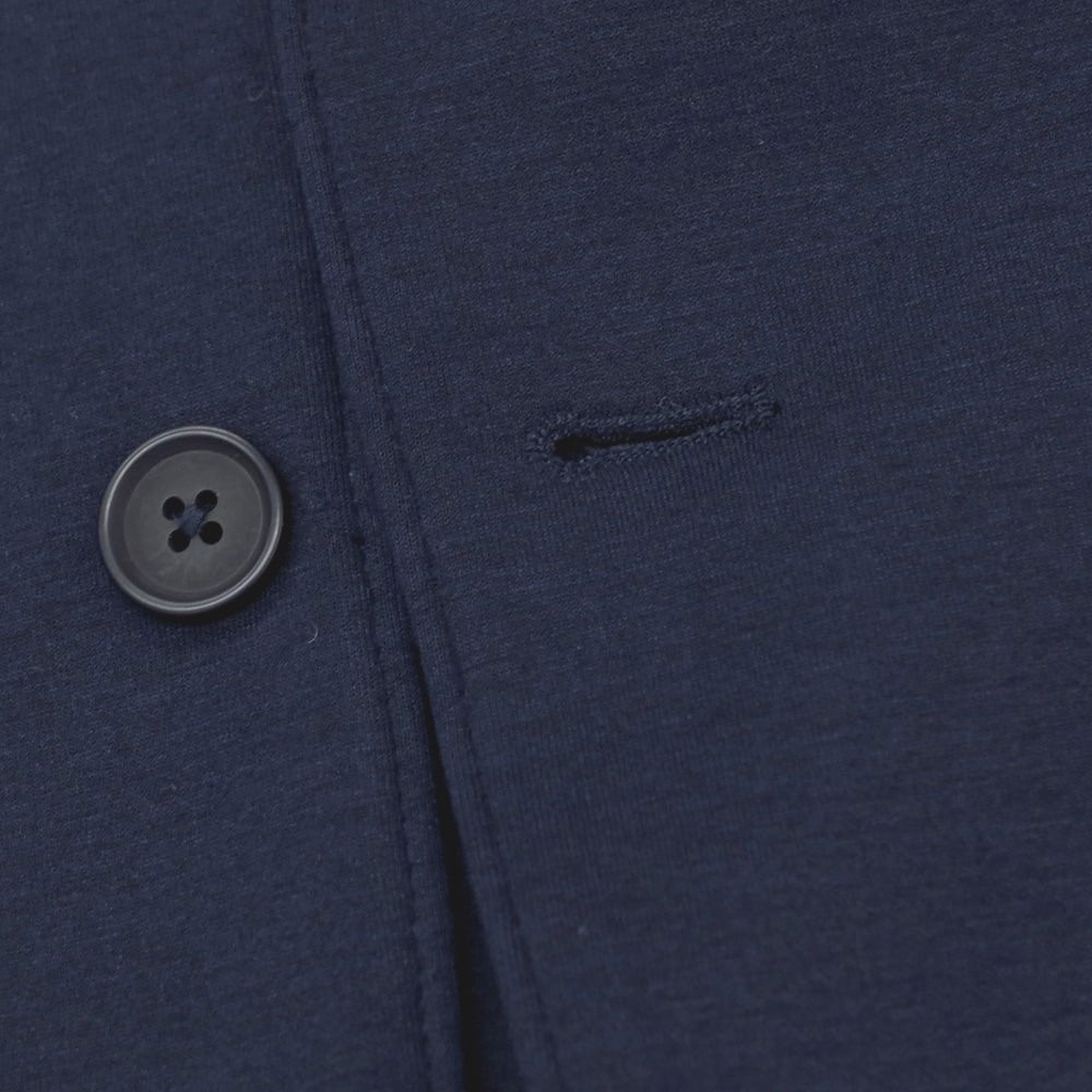 【中古】ビームスハート BEAMS HEART ストレッチ ポリエステルレーヨン ダンボールニット 2B カジュアルジャケット ネイビー【サイズXL】【 状態ランクB 】【 メンズ 】