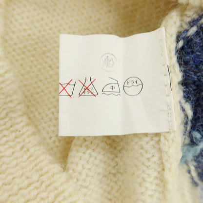 【中古】ジム gim ウール アーガイル柄 ニットベスト アイボリーxマルチカラー【 M 】【 状態ランクB 】【 メンズ 】