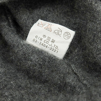 【中古】コルシーニ corsini ハイゲージカシミヤ ニットベスト カーディガン グレー【 L 】【 状態ランクC 】【 メンズ 】