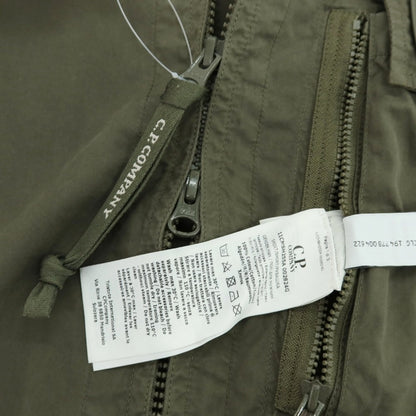 【中古】シーピーカンパニー C.P.Company コットン ジップアップ シャツブルゾン オリーブ【 M 】【 状態ランクC 】【 メンズ 】