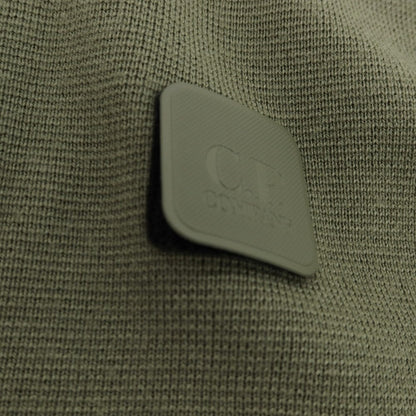 【中古】シーピーカンパニー C.P.Company ウールアクリル ジップアップ カーディガン オリーブ【 50 】【 状態ランクC 】【 メンズ 】