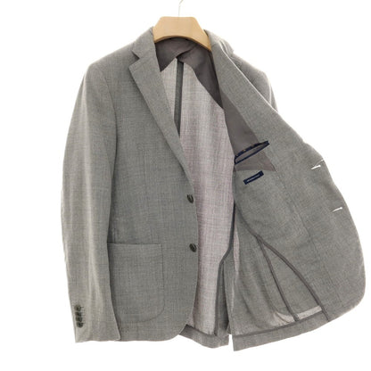 【中古】サルトリア ラトーレ SARTORIA LATORRE ウール 2B テーラードジャケット グレー【サイズ48】【 状態ランクC 】【 メンズ 】