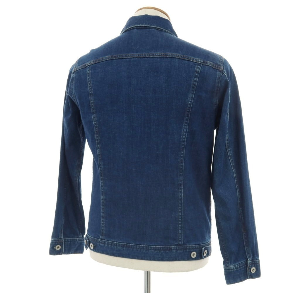 【中古】ナノユニバース nano universe ストレッチ デニムジャケット ジージャン ネイビー【 M 】【 状態ランクC 】【 メンズ 】
