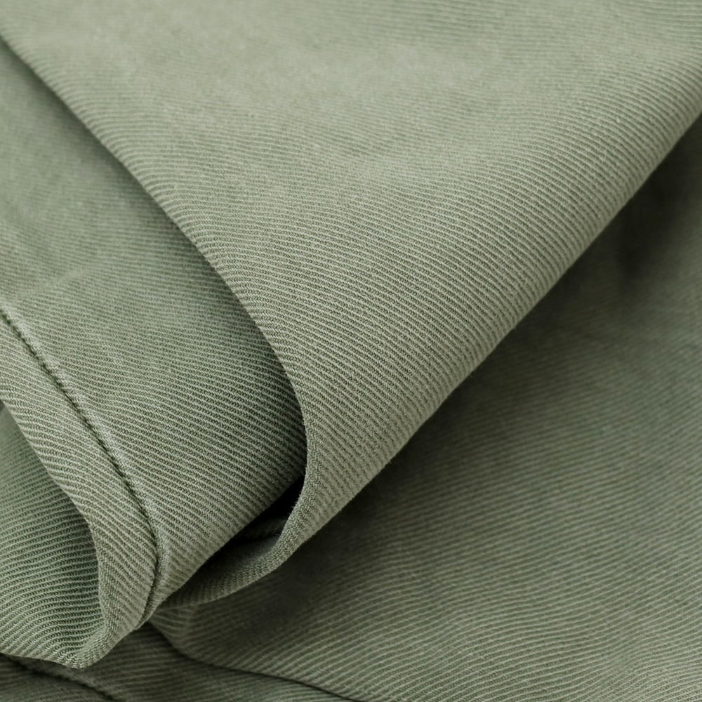 【中古】ケアレーベル Care label コットン カジュアルスラックスパンツ オリーブ【サイズ30】【 状態ランクC 】【 メンズ 】