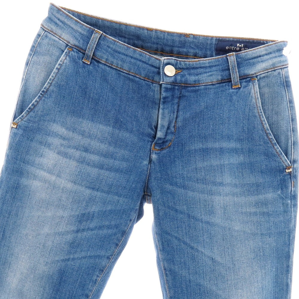 【中古】アントレアミ ENTRE AMIS ストレッチ コットン デニムパンツ ジーンズ ブルー【 30 】【 状態ランクC 】【 メンズ 】