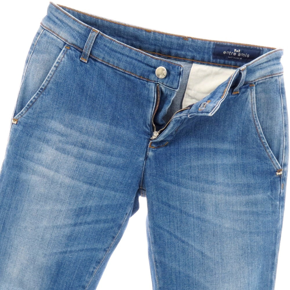 【中古】アントレアミ ENTRE AMIS ストレッチ コットン デニムパンツ ジーンズ ブルー【 30 】【 状態ランクC 】【 メンズ 】