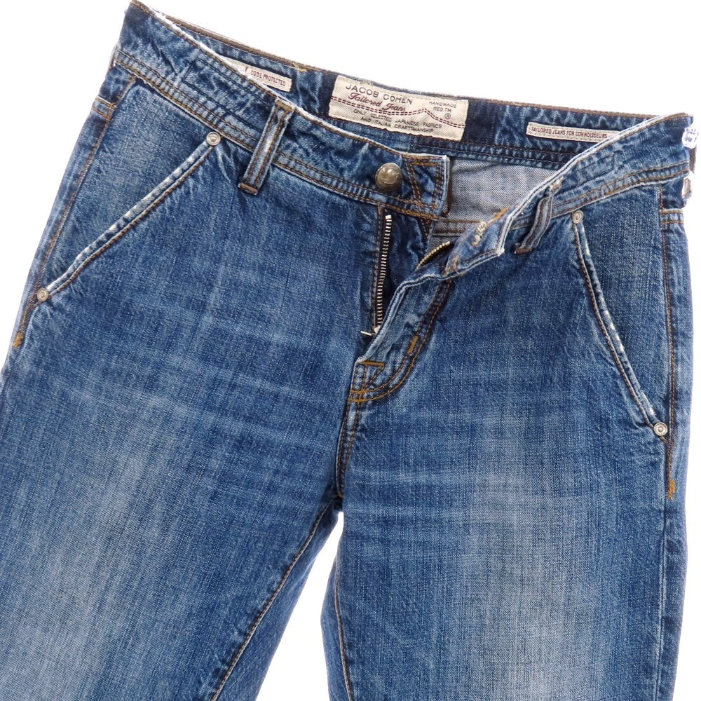 【中古】ヤコブコーエン JACOB COHEN PW606 NEW コットン デニムパンツ ジーンズ ブルー【 31 】【 状態ランクC 】【 メンズ 】