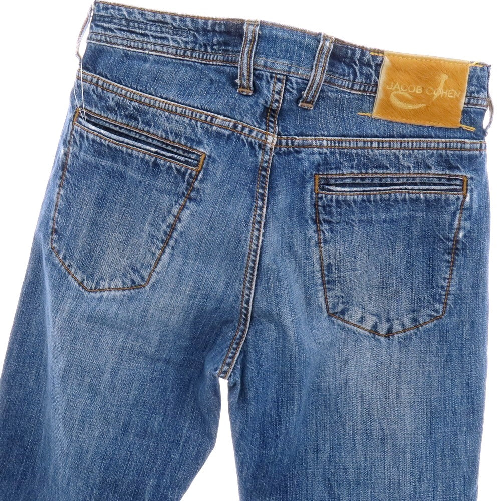 【中古】ヤコブコーエン JACOB COHEN PW606 NEW コットン デニムパンツ ジーンズ ブルー【 31 】【 状態ランクC 】【 メンズ 】