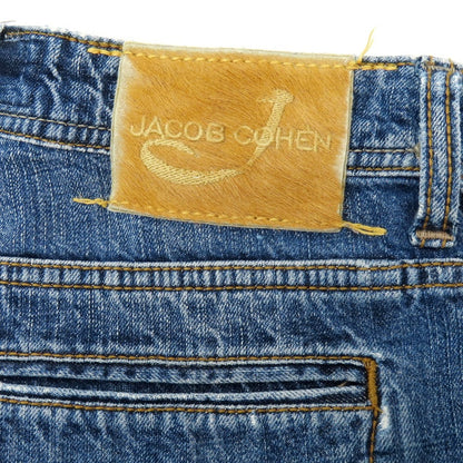 【中古】ヤコブコーエン JACOB COHEN PW606 NEW コットン デニムパンツ ジーンズ ブルー【 31 】【 状態ランクC 】【 メンズ 】