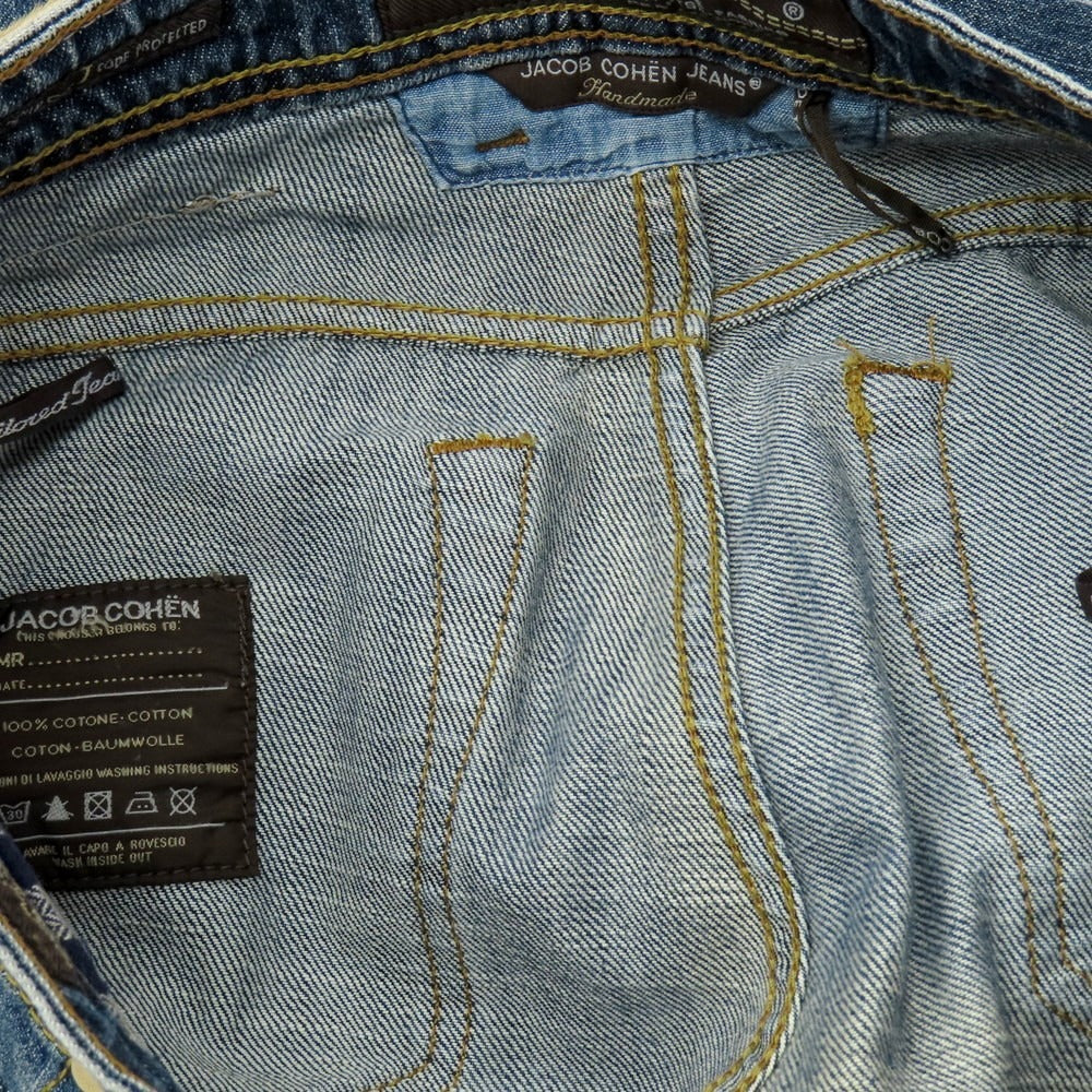 【中古】ヤコブコーエン JACOB COHEN J622 コットン デニムパンツ ジーンズ ブルー【 30 】【 状態ランクC 】【 メンズ 】