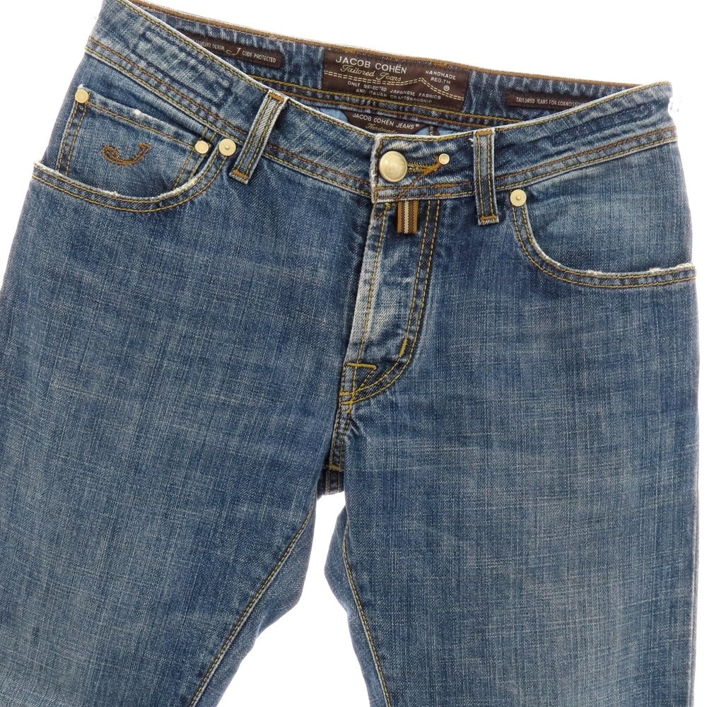 【中古】ヤコブコーエン JACOB COHEN J622 コットン デニムパンツ ジーンズ ブルー【 30 】【 状態ランクC 】【 メンズ 】