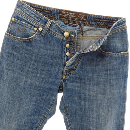 【中古】ヤコブコーエン JACOB COHEN J622 コットン デニムパンツ ジーンズ ブルー【 30 】【 状態ランクC 】【 メンズ 】