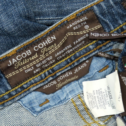 【中古】ヤコブコーエン JACOB COHEN J622 コットン デニムパンツ ジーンズ ブルー【 30 】【 状態ランクC 】【 メンズ 】