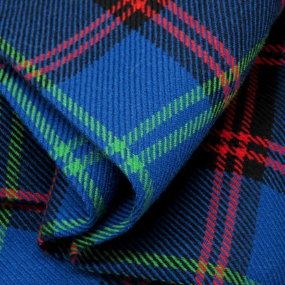 【中古】ニート NEAT ウール チェック カジュアルスラックスパンツ ブルーxレッド【 46 】【 状態ランクB 】【 メンズ 】