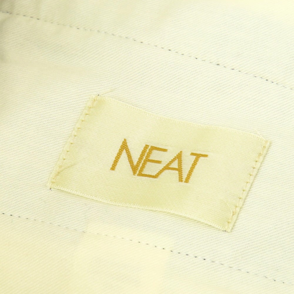 【中古】ニート NEAT ウール チェック カジュアルスラックスパンツ ブルーxレッド【 46 】【 状態ランクB 】【 メンズ 】