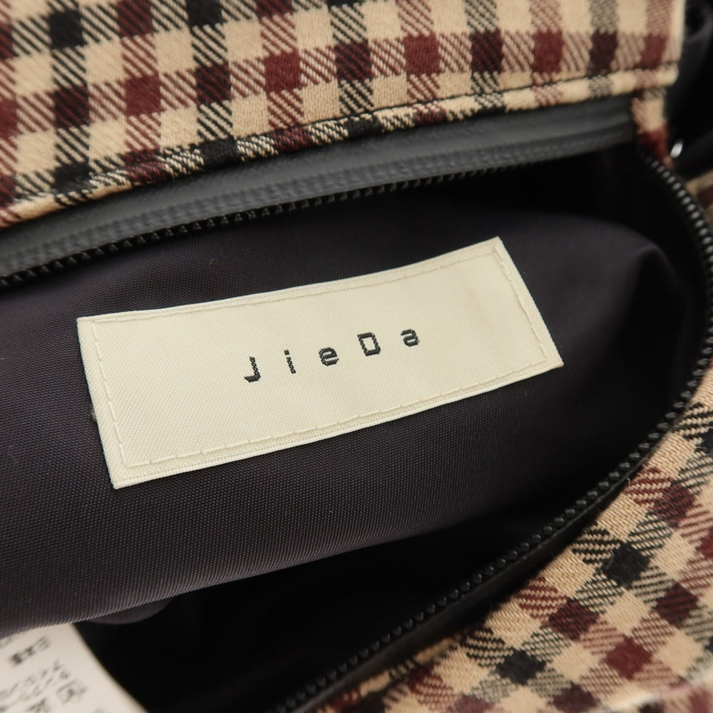【中古】ジエダ Jieda Jie-19S-GD01 コットン リネン ボディバッグ ベージュxブラウン【 状態ランクB 】【 メンズ 】