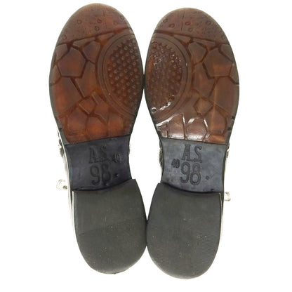 【中古】エアーステップ98 A.S.98 サイドジップ ブーツ ブラック【 40 】【 状態ランクA 】【 メンズ 】