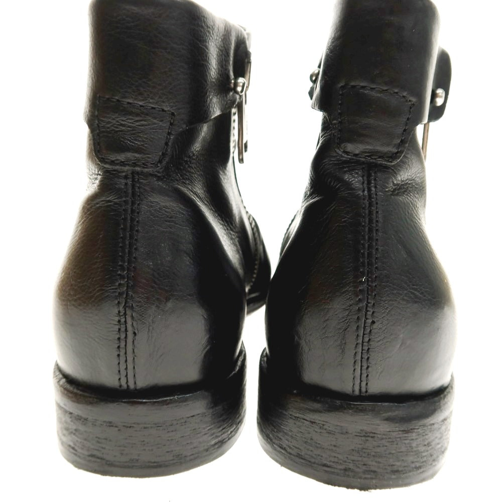 【中古】エアーステップ98 A.S.98 サイドジップ ブーツ ブラック【 40 】【 状態ランクA 】【 メンズ 】