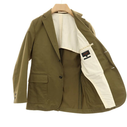 【中古】ビームスプラス BEAMS PLUS コットン 3B カジュアルジャケット オリーブグリーン【サイズS】【 状態ランクC 】【 メンズ 】