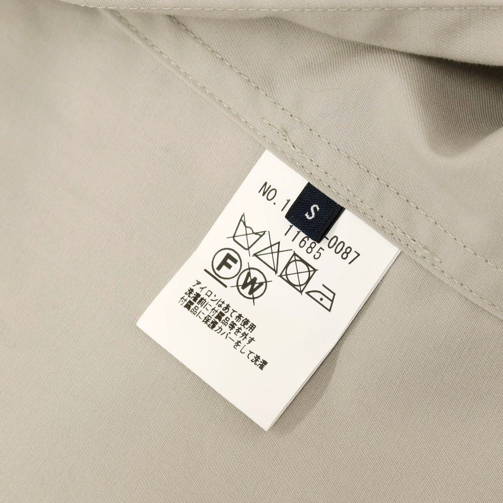 【中古】シップス SHIPS ストレッチ ポリエステルコットン ライトカバージャケット ライトグレー【サイズS】【 状態ランクC 】【 メンズ 】