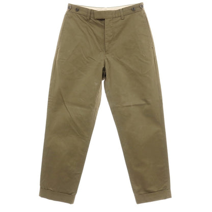 【中古】ビームスプラス BEAMS PLUS コットン カジュアルスラックスパンツ カーキ【サイズS】【 状態ランクC 】【 メンズ 】
