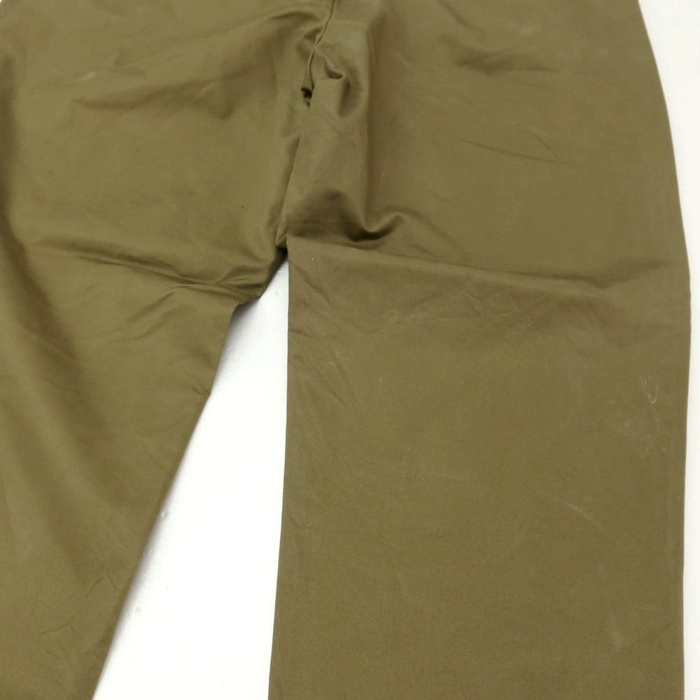 【中古】ビームスプラス BEAMS PLUS コットン カジュアルスラックスパンツ カーキ【サイズS】【 状態ランクC 】【 メンズ 】