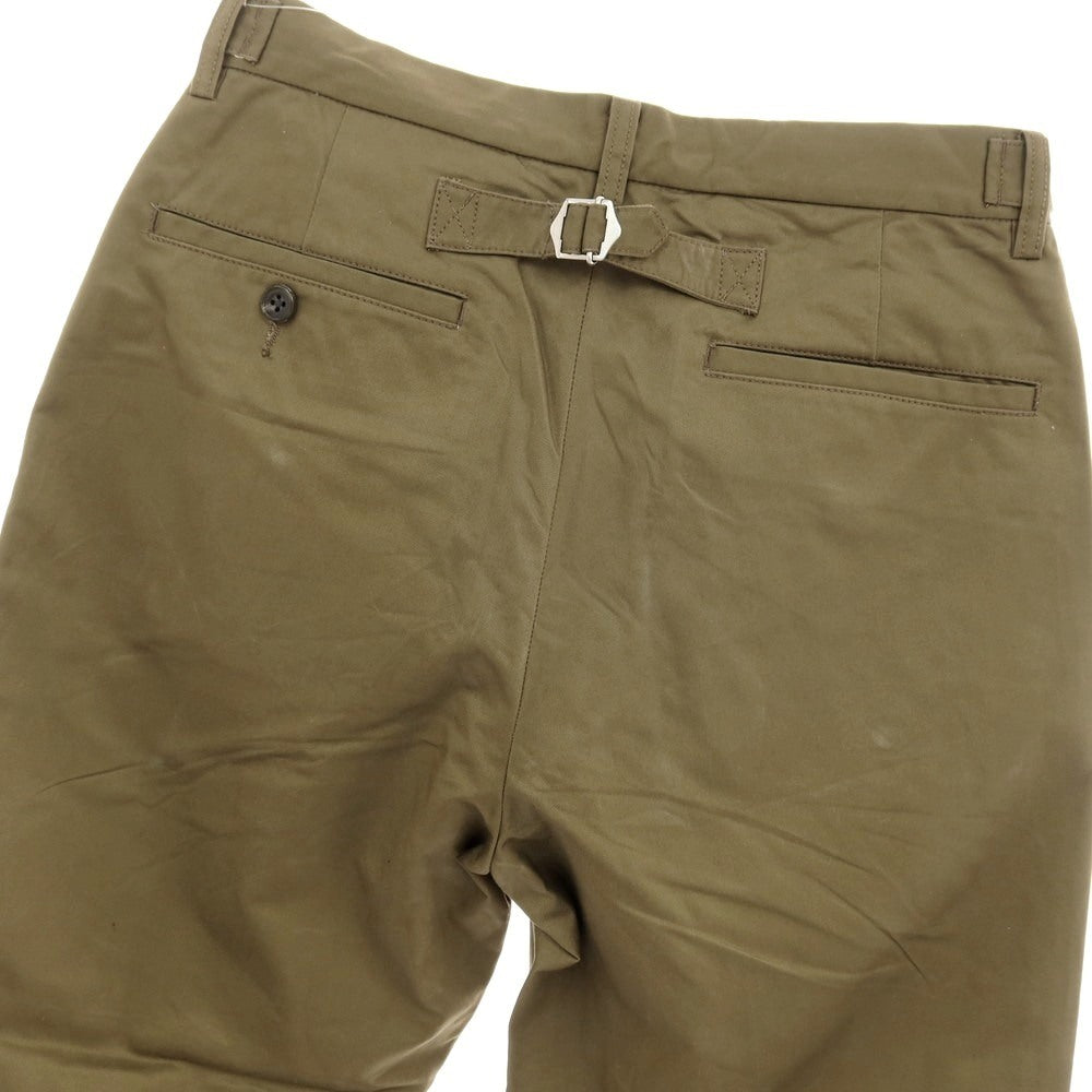 【中古】ビームスプラス BEAMS PLUS コットン カジュアルスラックスパンツ カーキ【サイズS】【 状態ランクC 】【 メンズ 】