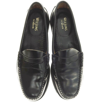 【中古】ジーエイチバス G.H.BASS&amp;CO. WEEJUNS ペニーローファー ブラック【 UK6 1/2 】【 状態ランクC 】【 メンズ 】