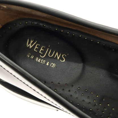 【中古】ジーエイチバス G.H.BASS&amp;CO. WEEJUNS ペニーローファー ブラック【 UK6 1/2 】【 状態ランクC 】【 メンズ 】