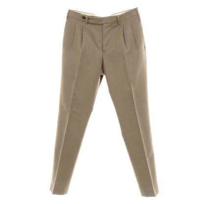 【中古】ベルウィッチ BERWICH ウールカシミヤ ドレススラックスパンツ ブラウン系【 46 】【 状態ランクA 】【 メンズ 】