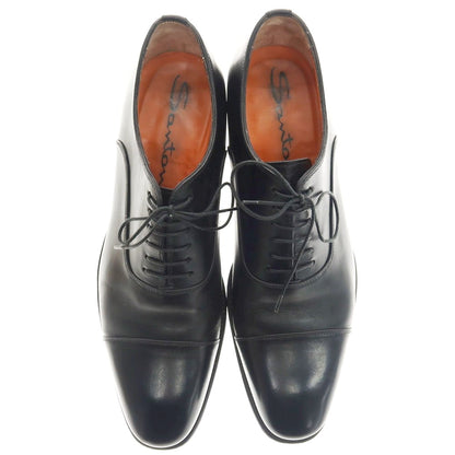 【中古】サントーニ Santoni ストレートチップ ドレスシューズ ブラック【 8 1/2 】【 状態ランクB 】【 メンズ 】