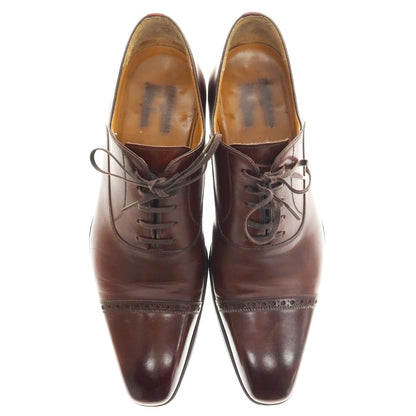 【中古】マグナーニ MAGNANNI ストレートチップ ドレスシューズ ブラウン【 9 】【 状態ランクB 】【 メンズ 】