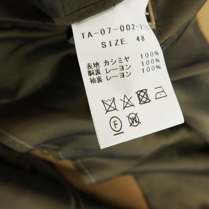 【中古】ティト アレグレット TITO ALLEGRETTO カシミヤ チェスターフィールドコート キャメルベージュ【 48 】【 状態ランクB 】【 メンズ 】