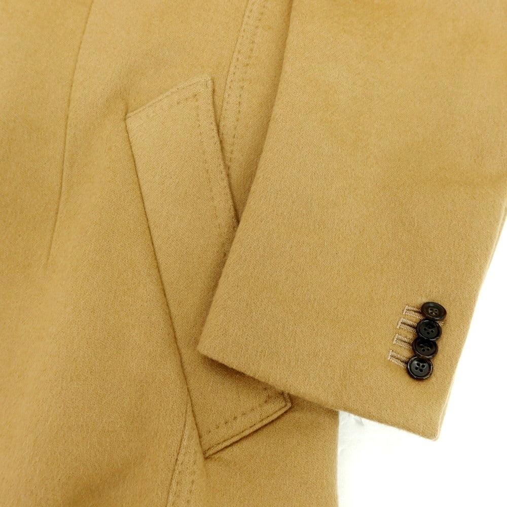 【中古】ティト アレグレット TITO ALLEGRETTO カシミヤ チェスターフィールドコート キャメルベージュ【 48 】【 状態ランクB 】【 メンズ 】