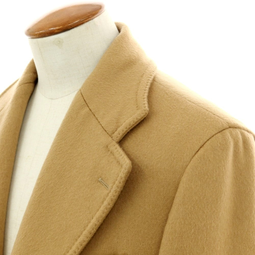 【中古】ティト アレグレット TITO ALLEGRETTO カシミヤ チェスターフィールドコート キャメルベージュ【 48 】【 状態ランクB 】【 メンズ 】