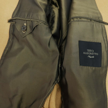 【中古】ティト アレグレット TITO ALLEGRETTO カシミヤ チェスターフィールドコート キャメルベージュ【 48 】【 状態ランクB 】【 メンズ 】