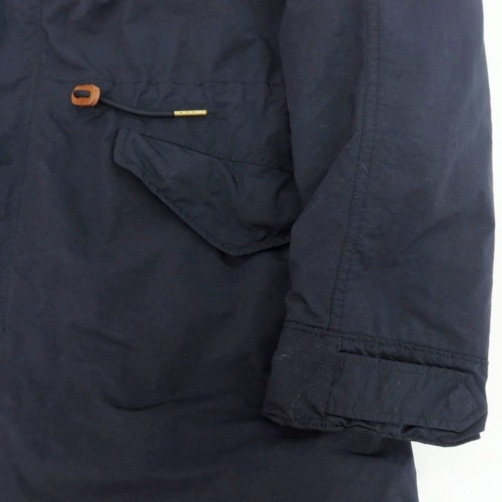 【中古】ポロ ラルフローレン Polo Ralph Lauren ポリエステルナイロン 内ボア モッズコート ネイビー【サイズXS】【 状態ランクC 】【 メンズ 】[CPD]